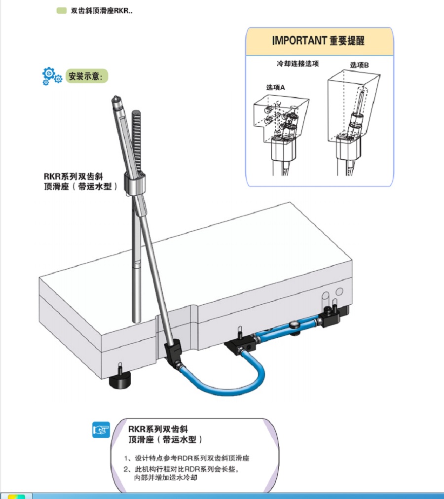 双齿斜顶RXR